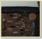 Grade II listed building, C1700 - fireplace (before)