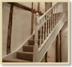 Grade II listed building, C1700 - hallway (after)