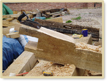 Construction of jowl post